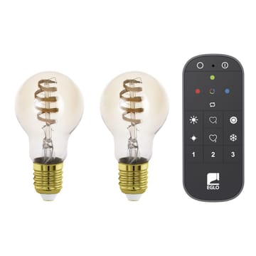 Lyskilde 2xLM-ZIG-CCT E27 A60 4,9W Amber - 6 cm - Belysning - Glødepærer & lyskilder - LED belysning - LED-pære