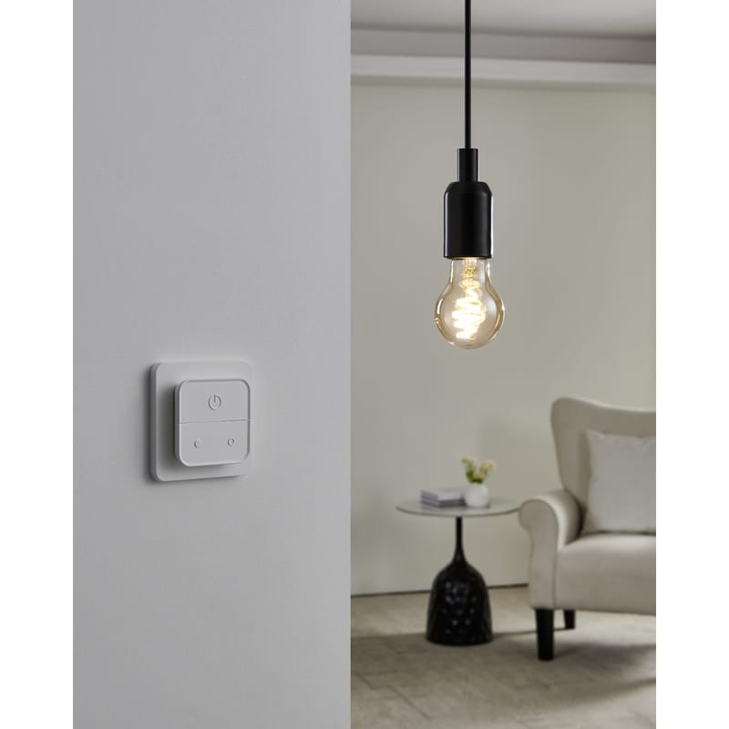 Lyskilde 2xLM-ZIG-CCT E27 A60 4,9W Amber + Afbryder - 6 cm - Belysning - Glødepærer & lyskilder - LED belysning - LED-pære