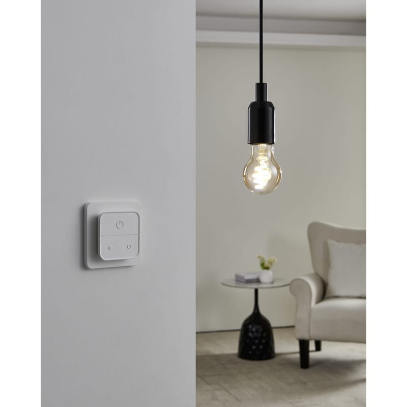 Lyskilde 2xLM-ZIG-CCT E27 A60 4,9W Amber + Afbryder - 6 cm - Belysning - Glødepærer & lyskilder - LED belysning - LED-pære