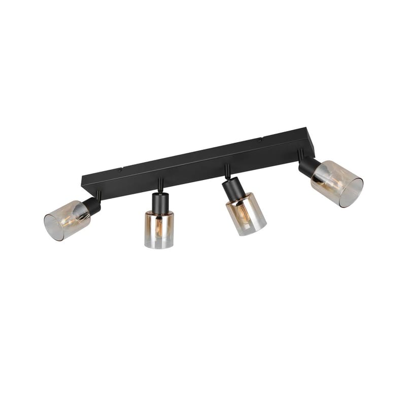Spot TRIO Cadiz - 4 lamper, Mat sort - Belysning - Glødepærer & lyskilder - Spotlights & downlights