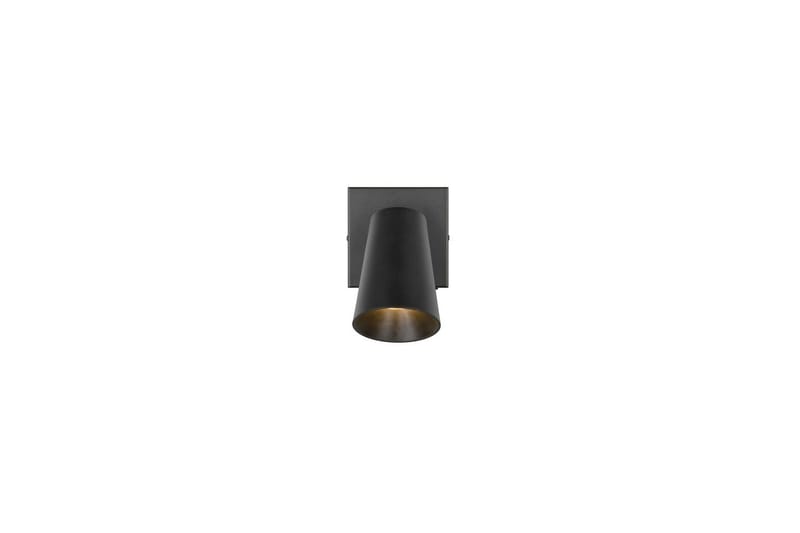 Spot TRIO Sharp 1-dele, Mat sort/guld - 1-dele, Mat sort/guld - Belysning - Glødepærer & lyskilder - Spotlights & downlights