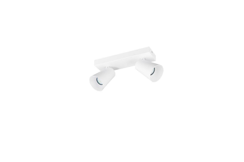 Spot TRIO Sharp 2-delt, Mat hvid/guld - 2-delt, Mat hvid/guld - Belysning - Glødepærer & lyskilder - Spotlights & downlights