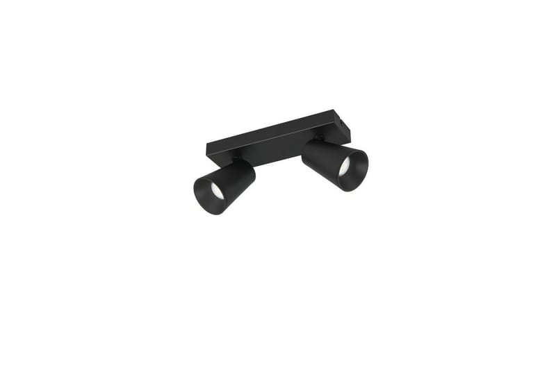 Spot TRIO Sharp 2-delt, Mat sort/guld - 2-delt, Mat sort/guld - Belysning - Glødepærer & lyskilder - Spotlights & downlights