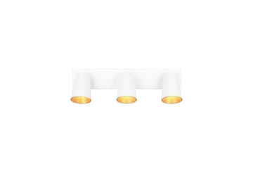 Spot TRIO Sharp 3-dele, Mat hvid/guld - 3-dele, Mat hvid/guld - Belysning - Glødepærer & lyskilder - Spotlights & downlights