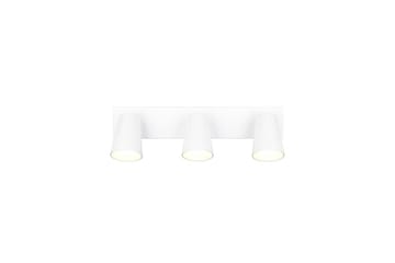 Spot TRIO Sharp 3-dele, Mat hvid/guld - 3-dele, Mat hvid/guld - Belysning - Glødepærer & lyskilder - Spotlights & downlights