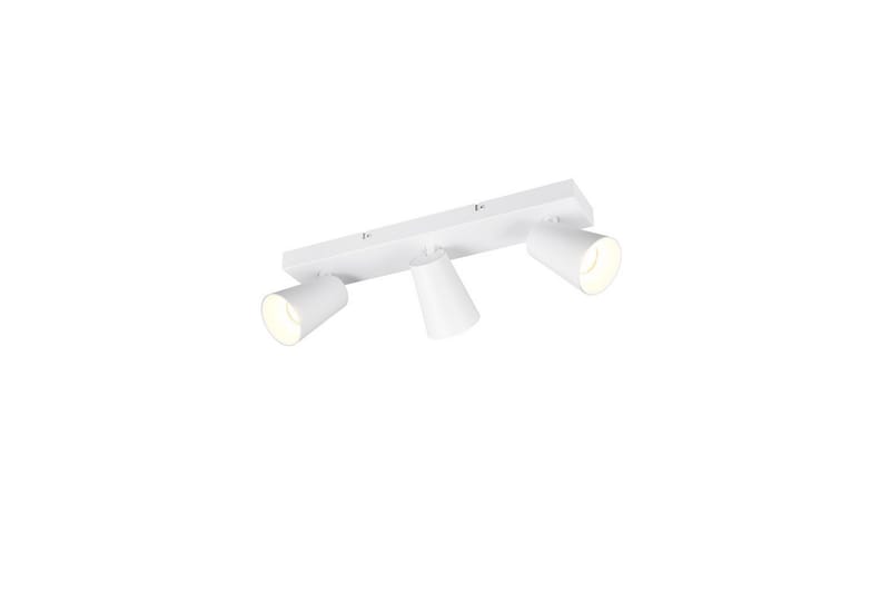 Spot TRIO Sharp 3-dele, Mat hvid/guld - 3-dele, Mat hvid/guld - Belysning - Glødepærer & lyskilder - Spotlights & downlights