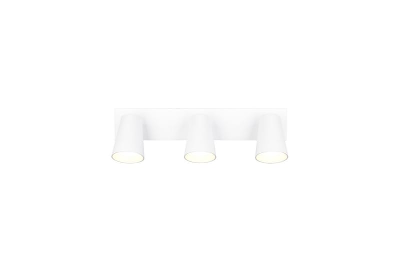 Spot TRIO Sharp 3-dele, Mat hvid/guld - 3-dele, Mat hvid/guld - Belysning - Glødepærer & lyskilder - Spotlights & downlights