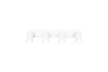 Spot TRIO Sharp 4-dele, Mat hvid/guld - 4-dele, Mat hvid/guld - Belysning - Glødepærer & lyskilder - Spotlights & downlights