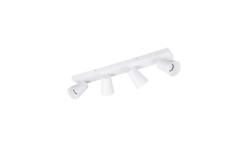 Spot TRIO Sharp 4-dele, Mat hvid/guld - 4-dele, Mat hvid/guld - Belysning - Glødepærer & lyskilder - Spotlights & downlights