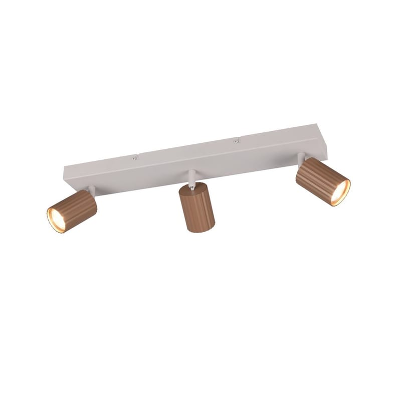 Spot TRIO Soka, 3 lamper, Kaffe/Varmegrå