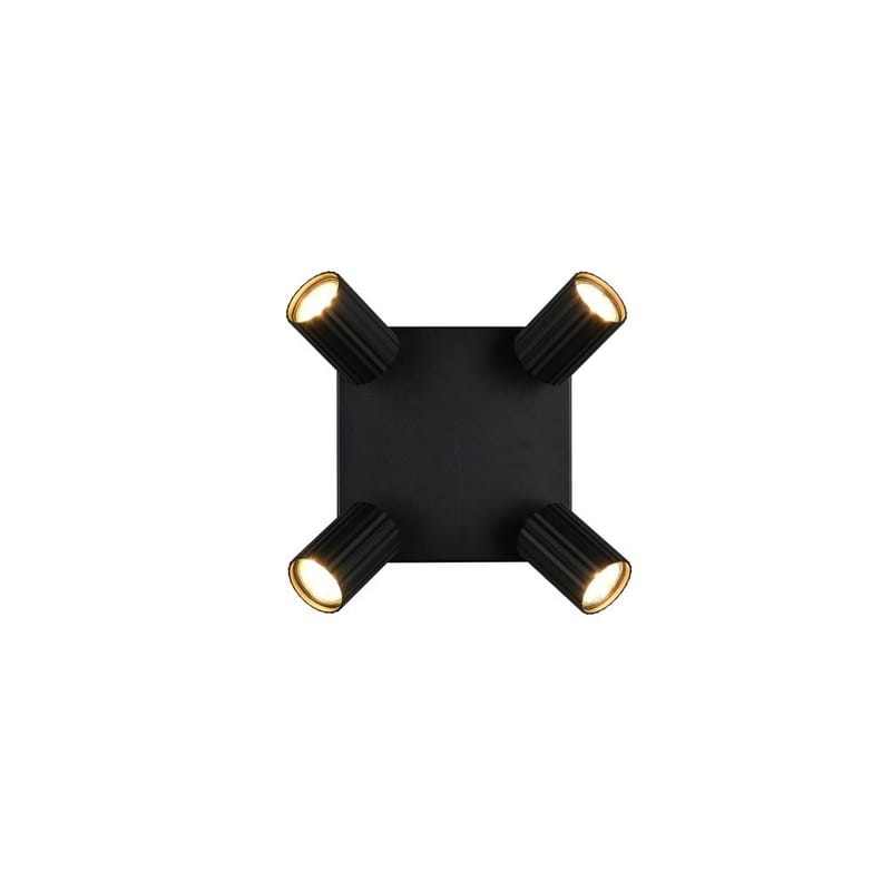 Spot TRIO Soka - 4 lamper, Mat sort - Belysning - Glødepærer & lyskilder - Spotlights & downlights