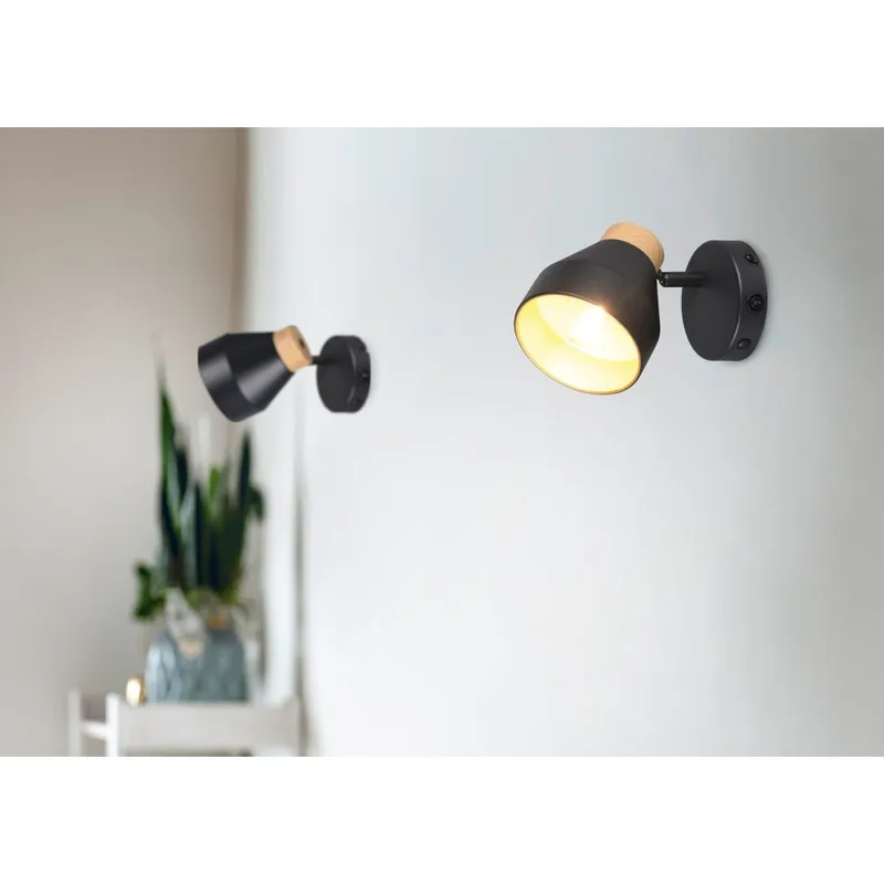 Spot Valentin - 1 lampe, Mat sort - Belysning - Glødepærer & lyskilder - Spotlights & downlights