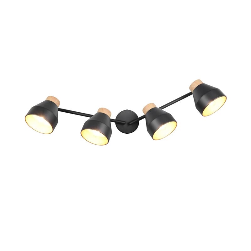 Spot Valentin - 3 lamper, Mat sort - Belysning - Glødepærer & lyskilder - Spotlights & downlights