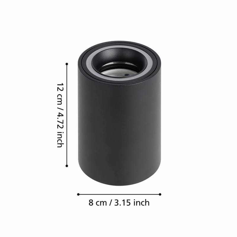 Spotlight Carosso - Sort, Hvid - Belysning - Glødepærer & lyskilder - Spotlights & downlights