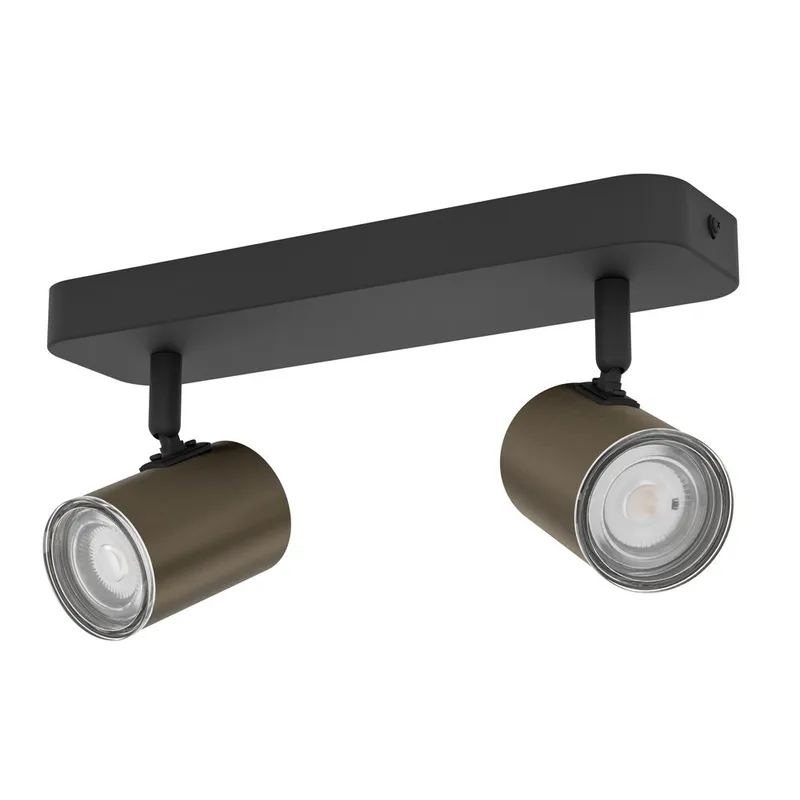 Spotlight Consuma med 2 Lamper - Sort/Bronzeret - Belysning - Glødepærer & lyskilder - Spotlights & downlights