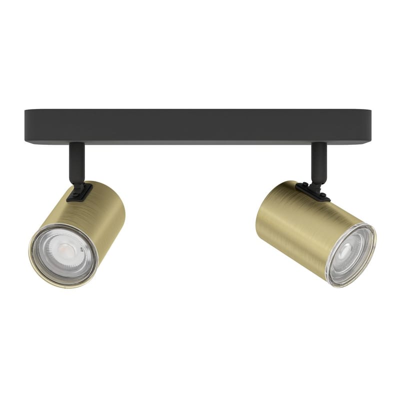 Spotlight Consuma med 2 Lamper - Sort/Messing - Belysning - Glødepærer & lyskilder - Spotlights & downlights