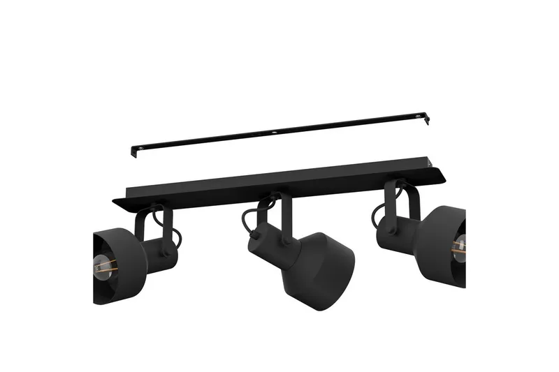 Spotlight Eglo Casibare med 3 Lamper - Sort - Belysning - Glødepærer & lyskilder - Spotlights & downlights