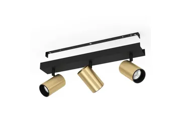 Spotlight Eglo Cumaribo Sort/Messing 3 Lamper - 3 Lamper - Belysning - Glødepærer & lyskilder - Spotlights & downlights
