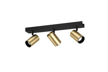 Spotlight Eglo Cumaribo Sort/Messing 3 Lamper - 3 Lamper - Belysning - Glødepærer & lyskilder - Spotlights & downlights