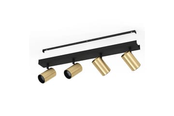 Spotlight Eglo Cumaribo Sort/Messing 4 Lamper - 4 Lamper - Belysning - Glødepærer & lyskilder - Spotlights & downlights