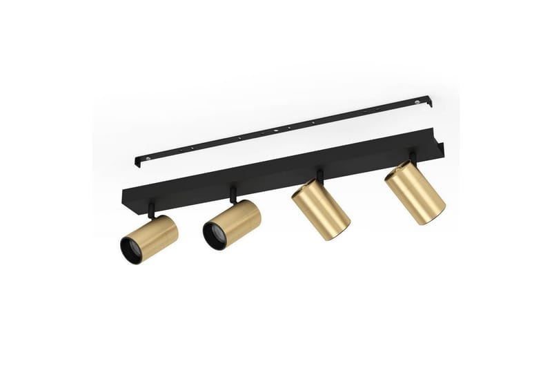 Spotlight Eglo Cumaribo Sort/Messing 4 Lamper - 4 Lamper - Belysning - Glødepærer & lyskilder - Spotlights & downlights