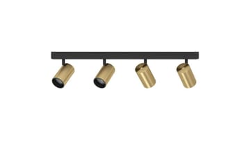 Spotlight Eglo Cumaribo Sort/Messing 4 Lamper - 4 Lamper - Belysning - Glødepærer & lyskilder - Spotlights & downlights