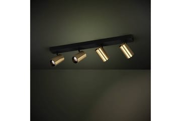 Spotlight Eglo Cumaribo Sort/Messing 4 Lamper - 4 Lamper - Belysning - Glødepærer & lyskilder - Spotlights & downlights