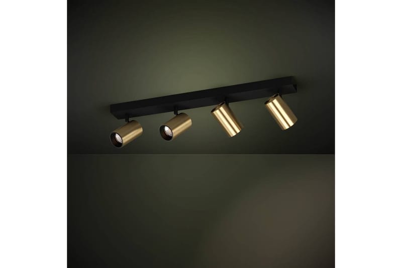 Spotlight Eglo Cumaribo Sort/Messing 4 Lamper - 4 Lamper - Belysning - Glødepærer & lyskilder - Spotlights & downlights