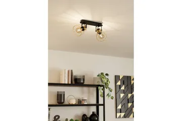 Spotlight Eglo Sambatello med 2 Lamper - Sort/Guld - Belysning - Glødepærer & lyskilder - Spotlights & downlights