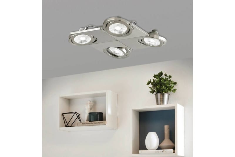 LED-spotlys Eglo Brea Matt Nickel - Matt Nickel - Belysning - Glødepærer & lyskilder - Spotlights & downlights - Spotlight skinne