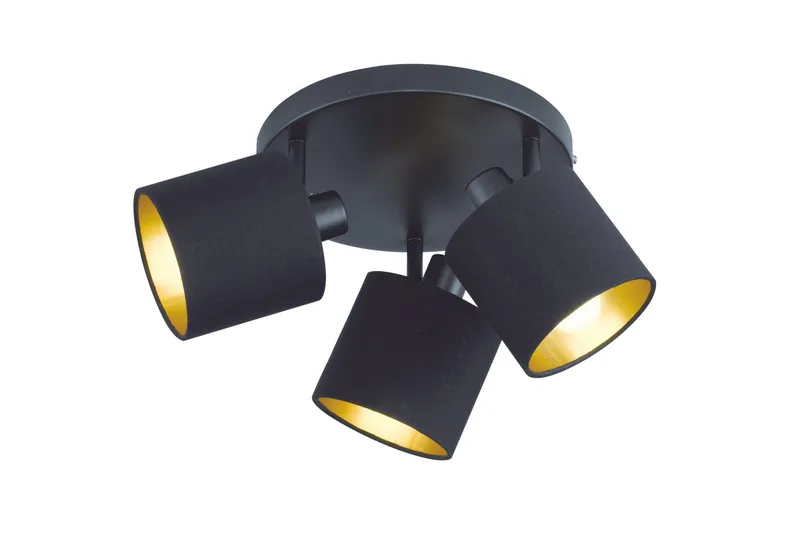 Trio Tommy Spotlight - Sort - Belysning - Glødepærer & lyskilder - Spotlights & downlights - Loftspot