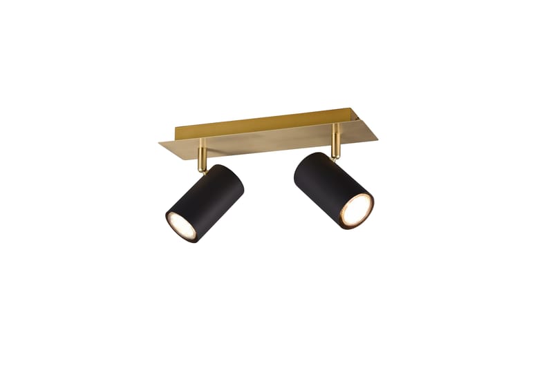 Marley Spot 2-del Sort/Guld - Belysning - Glødepærer & lyskilder - Spotlights & downlights