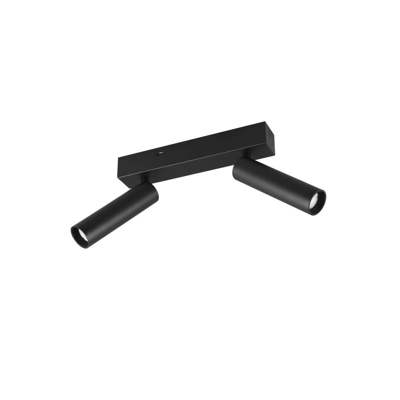 Spot Ambala - 2 lamper, Mat sort - Belysning - Glødepærer & lyskilder - Spotlights & downlights - Spotlight skinne