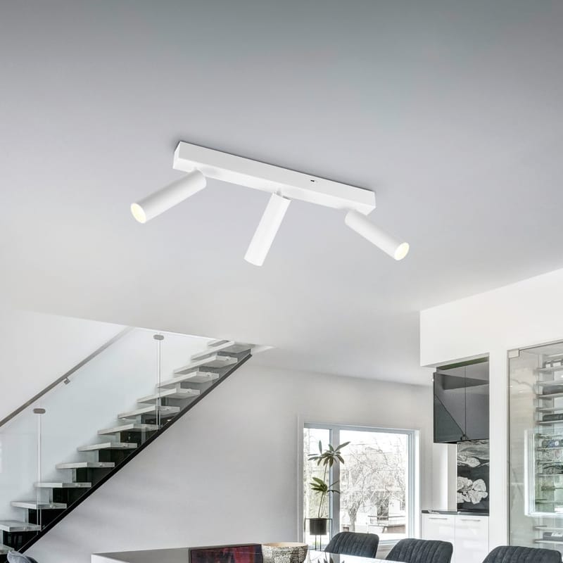 Spot Ambala - 3 lamper, Mat hvid - Belysning - Glødepærer & lyskilder - Spotlights & downlights - Spotlight skinne