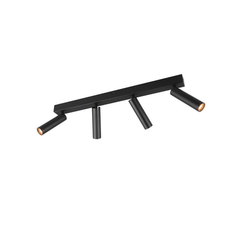 Spot Ambala - 4 lamper, Mat sort - Belysning - Glødepærer & lyskilder - Spotlights & downlights - Spotlight skinne