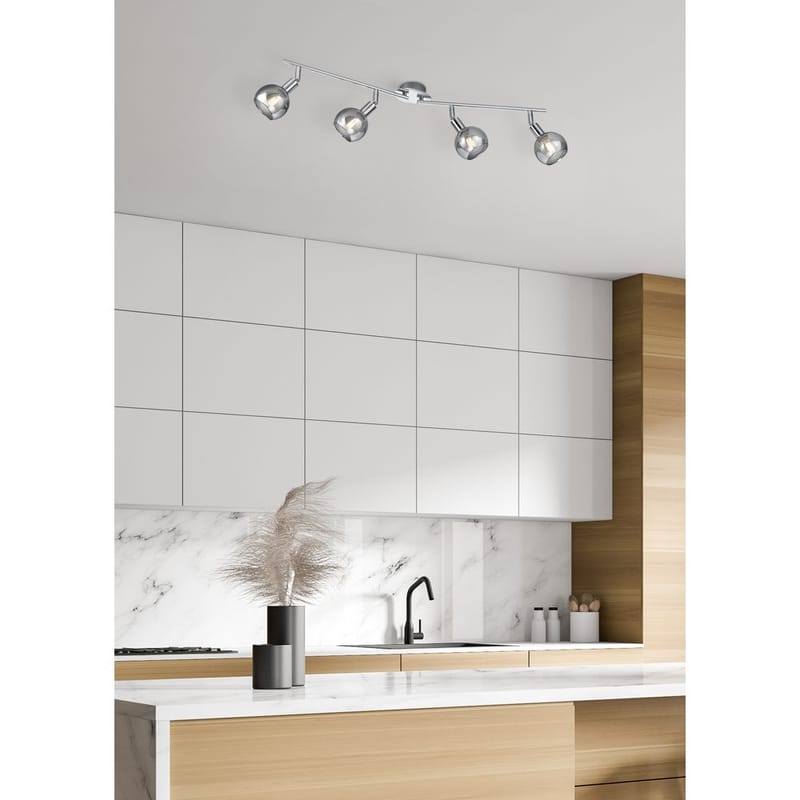 Spot Brest - 4 lamper - Belysning - Glødepærer & lyskilder - Spotlights & downlights - Spotlight skinne