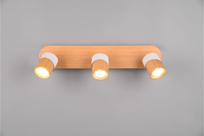 Trio Lighting Aruni Spotlampe 3L GU10 Tre/Matt Hvit - Belysning - Glødepærer & lyskilder - Spotlights & downlights