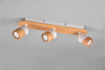 Trio Lighting Aruni Spotlampe 3L GU10 Tre/Matt Hvit - Belysning - Glødepærer & lyskilder - Spotlights & downlights