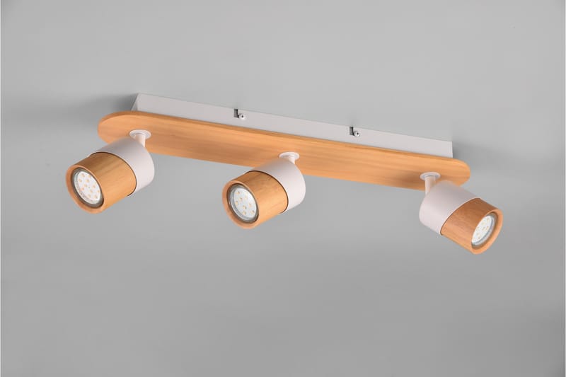 Trio Lighting Aruni Spotlampe 3L GU10 Tre/Matt Hvit - Belysning - Glødepærer & lyskilder - Spotlights & downlights