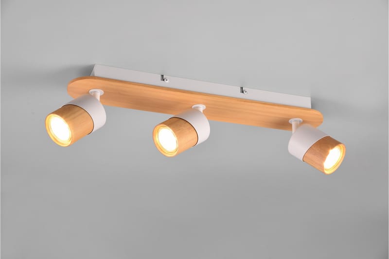 Trio Lighting Aruni Spotlampe 3L GU10 Tre/Matt Hvit - Belysning - Glødepærer & lyskilder - Spotlights & downlights