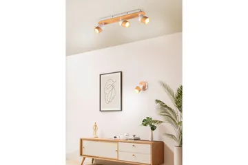 Trio Lighting Aruni Spotlampe 3L GU10 Tre/Matt Hvit - Belysning - Glødepærer & lyskilder - Spotlights & downlights