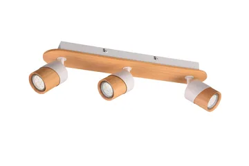 Trio Lighting Aruni Spotlampe 3L GU10 Tre/Matt Hvit - Belysning - Glødepærer & lyskilder - Spotlights & downlights