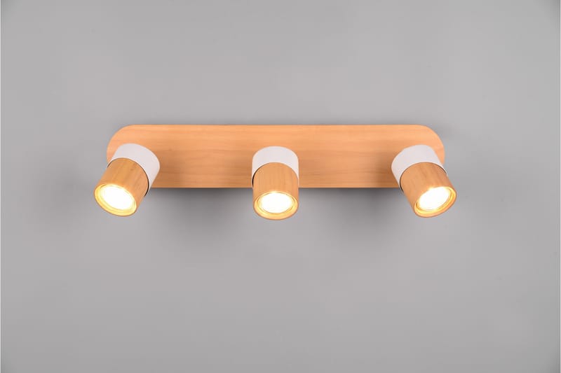 Trio Lighting Aruni Spotlampe 3L GU10 Tre/Matt Hvit - Belysning - Glødepærer & lyskilder - Spotlights & downlights