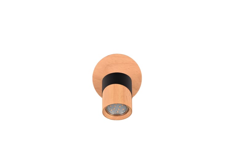 Trio Lighting Aruni Spotlight 1L GU10 Træ/Matsort - Belysning - Glødepærer & lyskilder - Spotlights & downlights