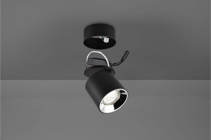 Trio Lighting Guayana Spotlampe 1L GU10 Matsort - Belysning - Glødepærer & lyskilder - Spotlights & downlights