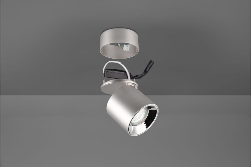 Trio Lighting Guayana Spotlight 1L GU10 Børstet Aluminium - Belysning - Glødepærer & lyskilder - Spotlights & downlights