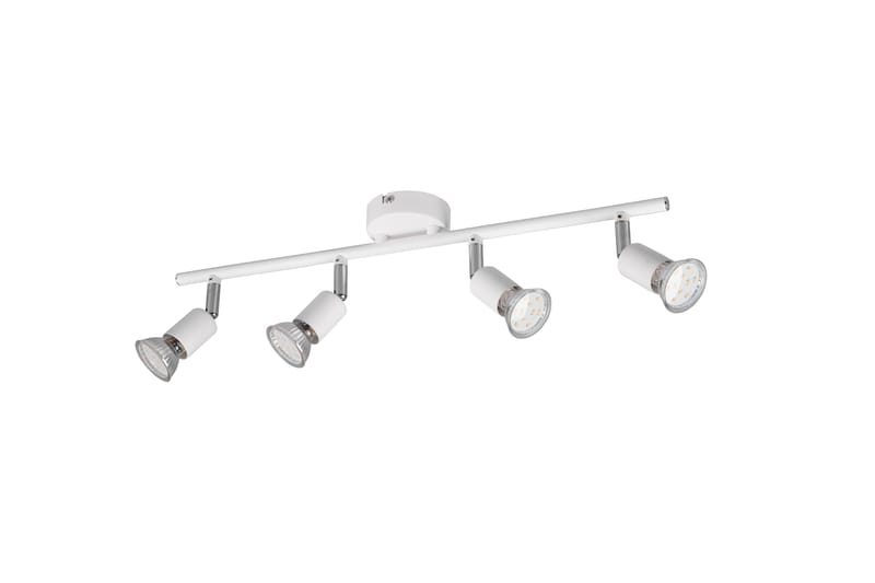 Trio Lighting Paris spotlight 4L GU10 mat hvid - Belysning - Glødepærer & lyskilder - Spotlights & downlights - Spotlight skinne