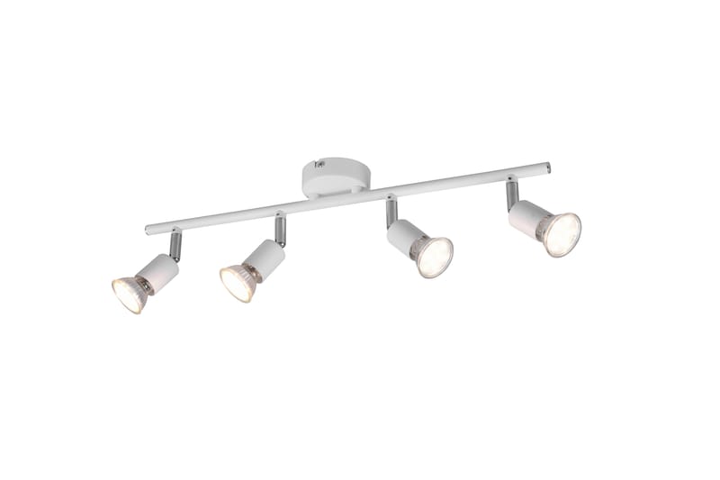 Trio Lighting Paris spotlight 4L GU10 mat hvid - Belysning - Glødepærer & lyskilder - Spotlights & downlights - Spotlight skinne