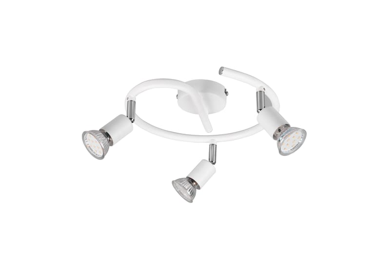 Trio Lighting Paris spotlight 3L GU10 mat hvid - Belysning - Glødepærer & lyskilder - Spotlights & downlights - Spotlight skinne