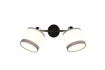 Trio Lighting Davos Spotlampe 2L E14 Krom/Hvit - Belysning - Glødepærer & lyskilder - Spotlights & downlights